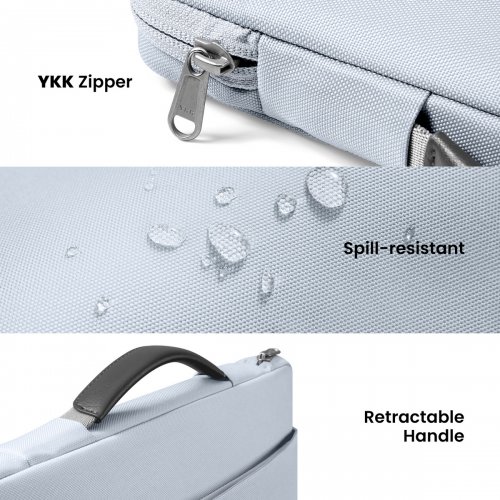 Сумка Tomtoc 16" Defender-A22 (A22F3B3) Mist Blue купити в Україні: Київ, Львів, Хмельницький, Тернопіль, Івано-Франківськ | Низька ціна, відгуки, характеристики від TELEMART фото