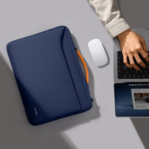 Сумка Tomtoc 16" Defender-A22 (A22F3B5) Navy Blue купити в Україні: Київ, Львів, Хмельницький, Тернопіль, Івано-Франківськ | Низька ціна, відгуки, характеристики від TELEMART фото