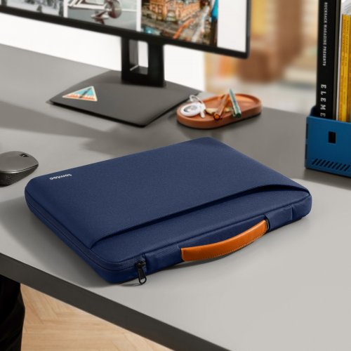 Сумка Tomtoc 16" Defender-A22 (A22F3B5) Navy Blue купити в Україні: Київ, Львів, Хмельницький, Тернопіль, Івано-Франківськ | Низька ціна, відгуки, характеристики від TELEMART фото