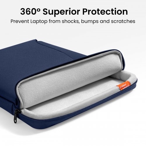 Сумка Tomtoc 16" Defender-A22 (A22F3B5) Navy Blue купити в Україні: Київ, Львів, Хмельницький, Тернопіль, Івано-Франківськ | Низька ціна, відгуки, характеристики від TELEMART фото