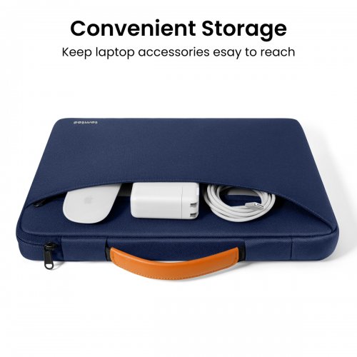 Сумка Tomtoc 16" Defender-A22 (A22F3B5) Navy Blue купити в Україні: Київ, Львів, Хмельницький, Тернопіль, Івано-Франківськ | Низька ціна, відгуки, характеристики від TELEMART фото