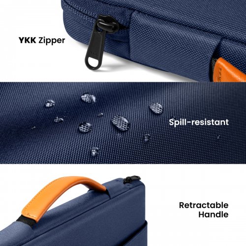Сумка Tomtoc 16" Defender-A22 (A22F3B5) Navy Blue купити в Україні: Київ, Львів, Хмельницький, Тернопіль, Івано-Франківськ | Низька ціна, відгуки, характеристики від TELEMART фото