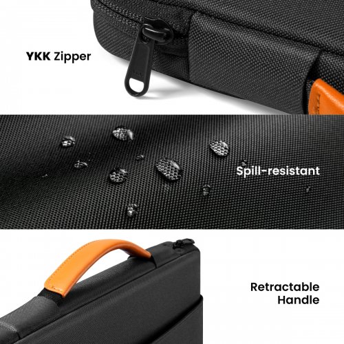 Сумка Tomtoc 16" Defender-A22 (A22F3D5) Black купить в Украине: Киев, Днепр, Харьков, Одесса  | Низкая цена, отзывы, характеристики от TELEMART фото
