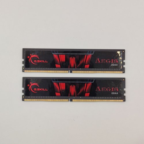 Озп G.Skill DDR4 16GB (2x8GB) 3200Mhz Aegis (F4-3200C16D-16GIS) (Відновлено продавцем, 869550) купити в Україні: Київ, Львів, Хмельницький, Тернопіль, Івано-Франківськ | Перевірка сумісності, низька ціна, відгуки, характеристики від TELEMART фото