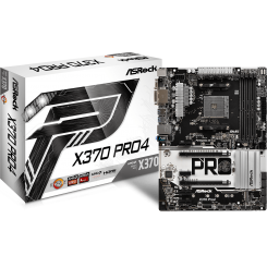 Материнська плата AsRock X370 Pro4 (sAM4, AMD X370) (Відновлено продавцем, 869562)