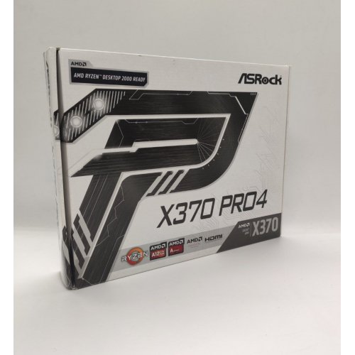 Материнська плата AsRock X370 Pro4 (sAM4, AMD X370) (Відновлено продавцем, 869562) купити в Україні: Київ, Львів, Хмельницький, Тернопіль, Івано-Франківськ | Перевірка сумісності, низька ціна, відгуки, характеристики від TELEMART фото