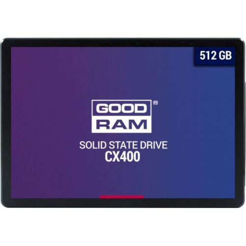 Ssd-диск GoodRAM CX400 TLC 512GB 2.5" (SSDPR-CX400-512) (Восстановлено продавцом, 869564) купить в Украине: Киев, Днепр, Харьков, Одесса  | Проверка совместимости, низкая цена, отзывы, характеристики от TELEMART фото
