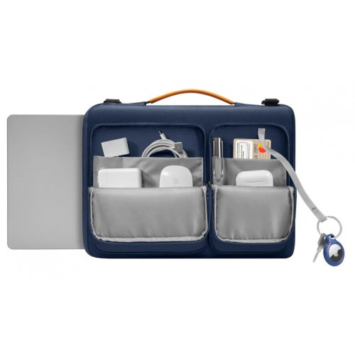 Сумка для ноутбука Tomtoc 14" Defender-A42 (A42D3B1) Navy Blue купить в Украине: Киев, Днепр, Харьков, Одесса  | Низкая цена, отзывы, характеристики от TELEMART фото