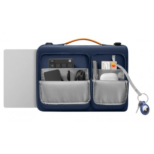 Сумка для ноутбука Tomtoc 16.2" Defender-A42 (A42F3B1) Navy Blue купити в Україні: Київ, Львів, Хмельницький, Тернопіль, Івано-Франківськ | Низька ціна, відгуки, характеристики від TELEMART фото
