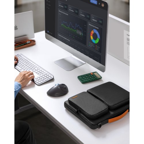 Сумка для ноутбука Tomtoc 16.2" Defender-A42 (A42F3D1) Black купить в Украине: Киев, Днепр, Харьков, Одесса  | Низкая цена, отзывы, характеристики от TELEMART фото