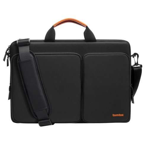 Сумка для ноутбука Tomtoc 17.3" Defender-A42 (A42G1D1) Black купити в Україні: Київ, Львів, Хмельницький, Тернопіль, Івано-Франківськ | Низька ціна, відгуки, характеристики від TELEMART фото
