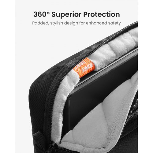 Сумка для ноутбука Tomtoc 17.3" Defender-A42 (A42G1D1) Black купити в Україні: Київ, Львів, Хмельницький, Тернопіль, Івано-Франківськ | Низька ціна, відгуки, характеристики від TELEMART фото