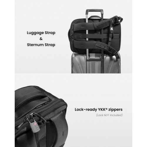 Рюкзак Tomtoc 17.3" Navigator-T66 Liteway (T66M1D2) Black купить в Украине: Киев, Днепр, Харьков, Одесса  | Низкая цена, отзывы, характеристики от TELEMART фото