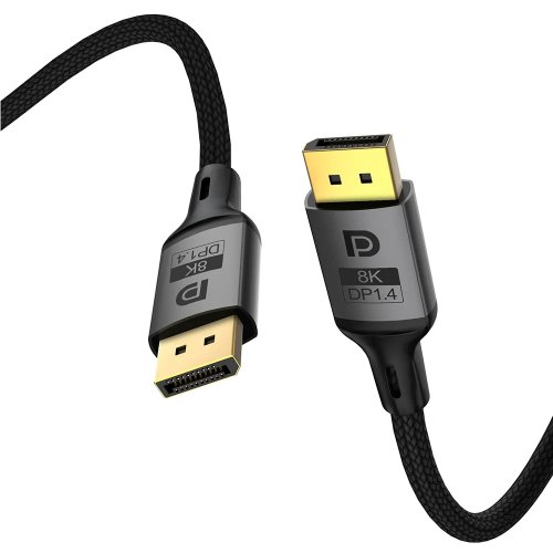 Кабель ColorWay DisplayPort to DisplayPort V1.4 8K 1.5m (CW-CBDP093-BK) Black купити в Україні: Київ, Львів, Хмельницький, Тернопіль, Івано-Франківськ | Низька ціна, відгуки, характеристики від TELEMART фото