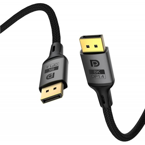 Кабель ColorWay DisplayPort to DisplayPort V1.4 8K 3m (CW-CBDP094-BK) Black купити в Україні: Київ, Львів, Хмельницький, Тернопіль, Івано-Франківськ | Низька ціна, відгуки, характеристики від TELEMART фото