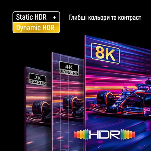 Кабель ColorWay DisplayPort to DisplayPort V1.4 8K 3m (CW-CBDP094-BK) Black купити в Україні: Київ, Львів, Хмельницький, Тернопіль, Івано-Франківськ | Низька ціна, відгуки, характеристики від TELEMART фото