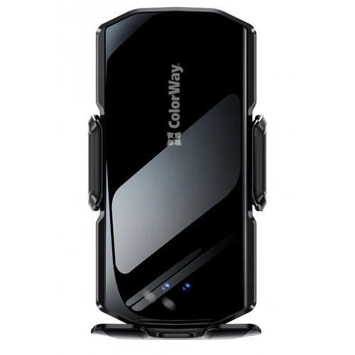 Автомобильное зарядное устройство ColorWay FlameGrip Wireless 15W (CW-CHAW070Q-BK) Black купить в Украине: Киев, Днепр, Харьков, Одесса  | Низкая цена, отзывы, характеристики от TELEMART фото