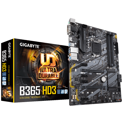 Материнская плата Gigabyte B365 HD3 (s1151-V2, Intel B365) (Восстановлено продавцом, 869590) купить в Украине: Киев, Днепр, Харьков, Одесса  | Проверка совместимости, низкая цена, отзывы, характеристики от TELEMART фото