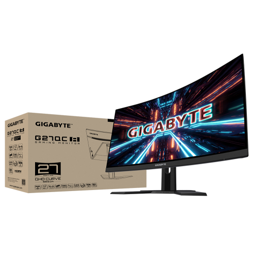 Монітор Gigabyte 27” G27QC A Gaming Black (Відновлено продавцем, 869599) купити в Україні: Київ, Львів, Хмельницький, Тернопіль, Івано-Франківськ | Низька ціна, відгуки, характеристики від TELEMART фото