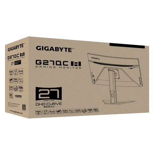 Монітор Gigabyte 27” G27QC A Gaming Black (Відновлено продавцем, 869599) купити в Україні: Київ, Львів, Хмельницький, Тернопіль, Івано-Франківськ | Низька ціна, відгуки, характеристики від TELEMART фото