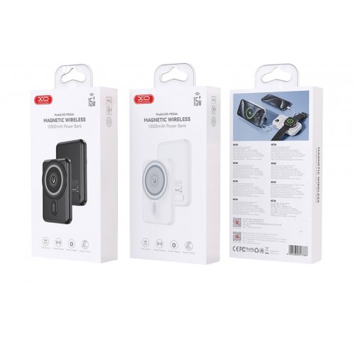 Powerbank XO PR264 10000mAh 15W Black купить в Украине: Киев, Днепр, Харьков, Одесса  | Низкая цена, отзывы, характеристики от TELEMART фото