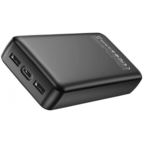 Powerbank XO PB313 20000mAh 10W Black купити в Україні: Київ, Львів, Хмельницький, Тернопіль, Івано-Франківськ | Низька ціна, відгуки, характеристики від TELEMART фото