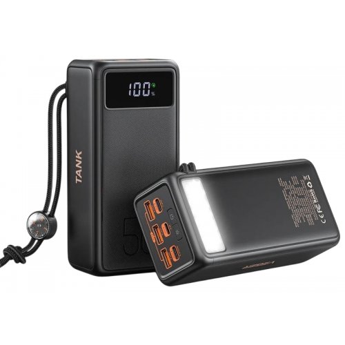 Powerbank Veger W5001C 56000mAh 130W Black купити в Україні: Київ, Львів, Хмельницький, Тернопіль, Івано-Франківськ | Низька ціна, відгуки, характеристики від TELEMART фото