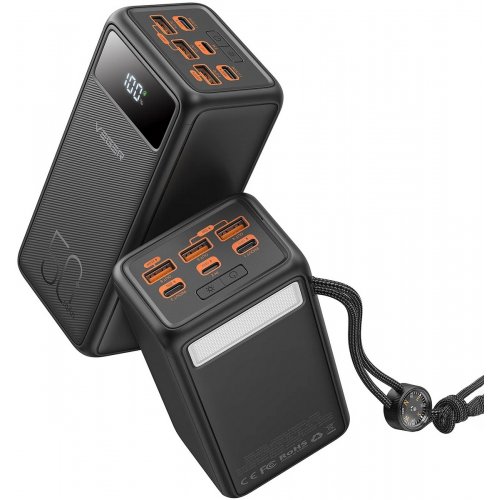 Powerbank Veger W5001 50000mAh 22.5W Black купити в Україні: Київ, Львів, Хмельницький, Тернопіль, Івано-Франківськ | Низька ціна, відгуки, характеристики від TELEMART фото