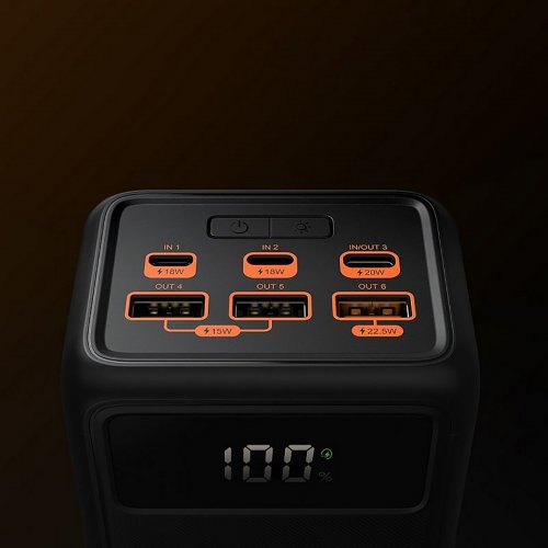 Powerbank Veger W5001 50000mAh 22.5W Black купити в Україні: Київ, Львів, Хмельницький, Тернопіль, Івано-Франківськ | Низька ціна, відгуки, характеристики від TELEMART фото