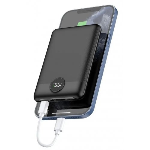 Powerbank Veger W1140 10000mAh 20W Black купити в Україні: Київ, Львів, Хмельницький, Тернопіль, Івано-Франківськ | Низька ціна, відгуки, характеристики від TELEMART фото