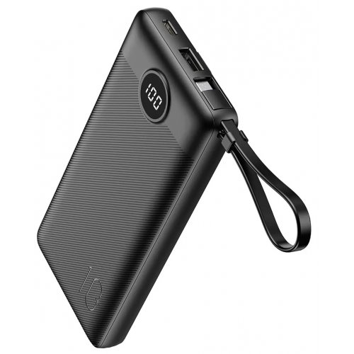 Powerbank Veger W1116 10000mAh 10W Black купити в Україні: Київ, Львів, Хмельницький, Тернопіль, Івано-Франківськ | Низька ціна, відгуки, характеристики від TELEMART фото