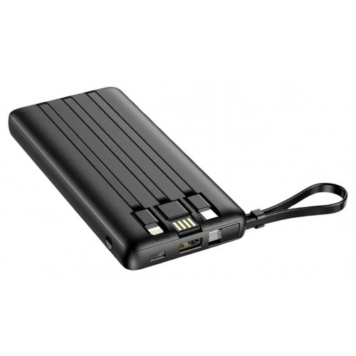 Powerbank Veger W1116 10000mAh 10W Black купити в Україні: Київ, Львів, Хмельницький, Тернопіль, Івано-Франківськ | Низька ціна, відгуки, характеристики від TELEMART фото