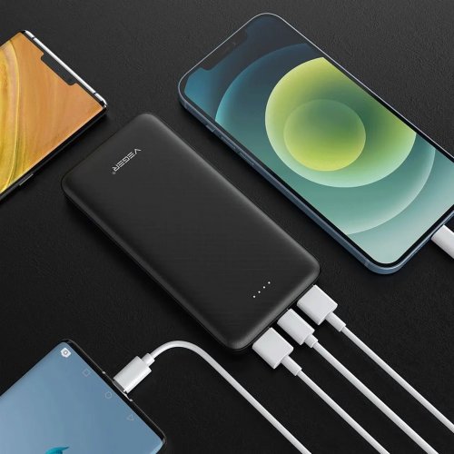 Powerbank Veger W1065 10000mAh 10W Black купити в Україні: Київ, Львів, Хмельницький, Тернопіль, Івано-Франківськ | Низька ціна, відгуки, характеристики від TELEMART фото