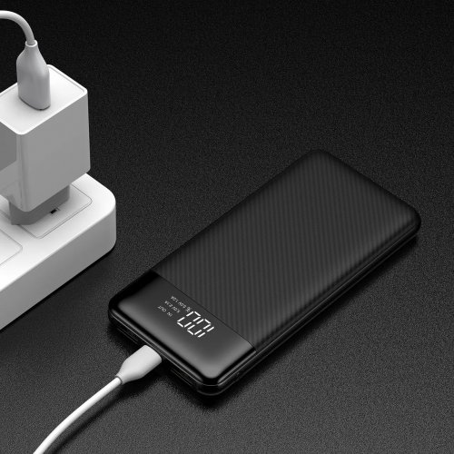 Powerbank Veger W1087 10000mAh 10W Black купити в Україні: Київ, Львів, Хмельницький, Тернопіль, Івано-Франківськ | Низька ціна, відгуки, характеристики від TELEMART фото