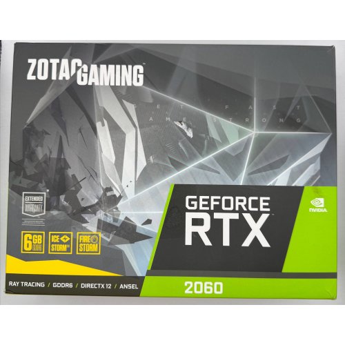 Відеокарта Zotac GeForce RTX 2060 6144MB (ZT-T20600H-10M) (Відновлено продавцем, 869756) купити в Україні: Київ, Львів, Хмельницький, Тернопіль, Івано-Франківськ | Перевірка сумісності, низька ціна, відгуки, характеристики від TELEMART фото
