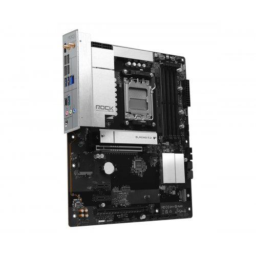 Материнська плата AsRock B850 Rock WiFi 7 (sAM5, AMD B850) купити в Україні: Київ, Львів, Хмельницький, Тернопіль, Івано-Франківськ | Перевірка сумісності, низька ціна, відгуки, характеристики від TELEMART фото