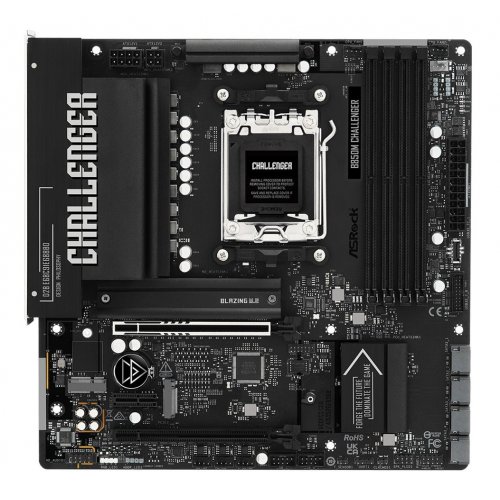 Материнская плата AsRock B850M Challenger (sAM5, AMD B850) купить в Украине: Киев, Днепр, Харьков, Одесса  | Проверка совместимости, низкая цена, отзывы, характеристики от TELEMART фото