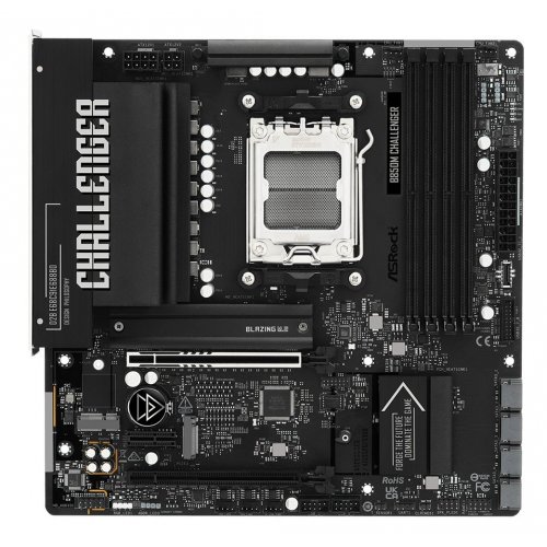 Материнская плата AsRock B850M Challenger (sAM5, AMD B850) купить в Украине: Киев, Днепр, Харьков, Одесса  | Проверка совместимости, низкая цена, отзывы, характеристики от TELEMART фото