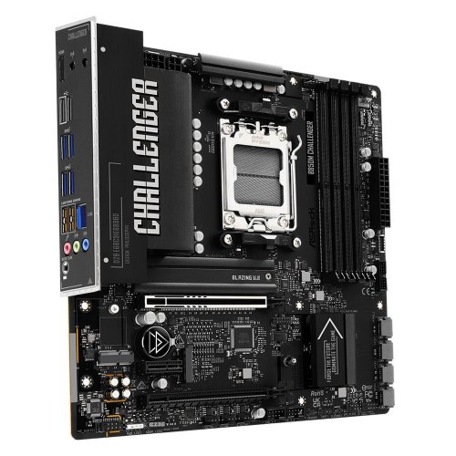 Материнская плата AsRock B850M Challenger (sAM5, AMD B850) купить в Украине: Киев, Днепр, Харьков, Одесса  | Проверка совместимости, низкая цена, отзывы, характеристики от TELEMART фото