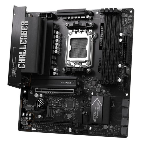 Материнская плата AsRock B850M Challenger (sAM5, AMD B850) купить в Украине: Киев, Днепр, Харьков, Одесса  | Проверка совместимости, низкая цена, отзывы, характеристики от TELEMART фото