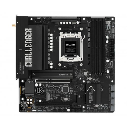 Материнська плата AsRock B850M Challenger WiFi (sAM5, AMD B850) купити в Україні: Київ, Львів, Хмельницький, Тернопіль, Івано-Франківськ | Перевірка сумісності, низька ціна, відгуки, характеристики від TELEMART фото