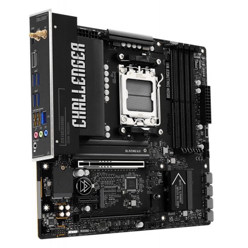 Материнська плата AsRock B850M Challenger WiFi (sAM5, AMD B850) купити в Україні: Київ, Львів, Хмельницький, Тернопіль, Івано-Франківськ | Перевірка сумісності, низька ціна, відгуки, характеристики від TELEMART фото