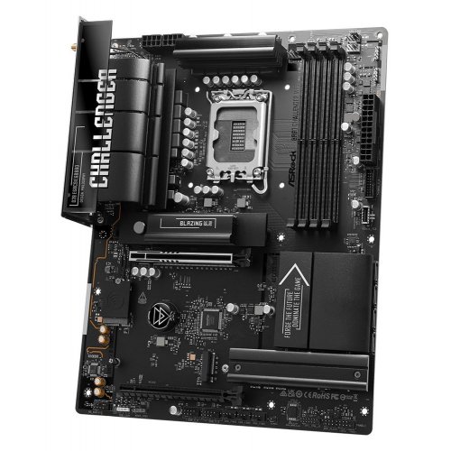 Материнская плата AsRock B860 Challenger WiFi (s1851, Intel B860) купить в Украине: Киев, Днепр, Харьков, Одесса  | Проверка совместимости, низкая цена, отзывы, характеристики от TELEMART фото