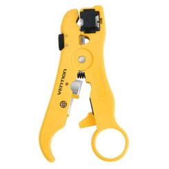 Инструмент для снятия изоляции с коаксиального кабеля Vention Coaxial Cable Stripper (KEBY0) Yellow