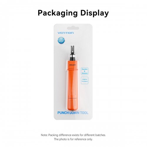 Импульсный обжимной инструмент Vention Punch Down Impact Tool (KECO0) Orange купить в Украине: Киев, Днепр, Харьков, Одесса  | Низкая цена, отзывы, характеристики от TELEMART фото