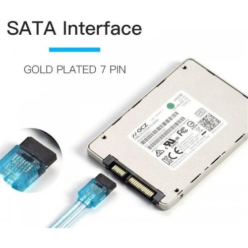 Кабель Vention SATA 0.5m (KDDSD) купити в Україні: Київ, Львів, Хмельницький, Тернопіль, Івано-Франківськ | Низька ціна, відгуки, характеристики від TELEMART фото