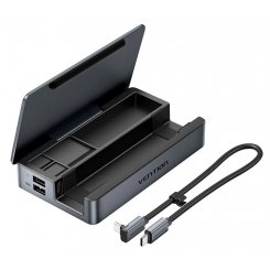 USB-хаб Vention USB Type-C 9 in 1 (TPZH0) Gray
