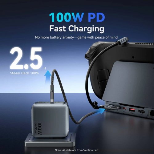 USB-хаб Vention USB Type-C 9 in 1 (TPZH0) Gray купити в Україні: Київ, Львів, Хмельницький, Тернопіль, Івано-Франківськ | Низька ціна, відгуки, характеристики від TELEMART фото