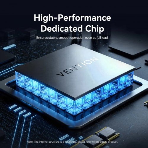 USB-хаб Vention USB Type-C 9 in 1 (TPZH0) Gray купити в Україні: Київ, Львів, Хмельницький, Тернопіль, Івано-Франківськ | Низька ціна, відгуки, характеристики від TELEMART фото