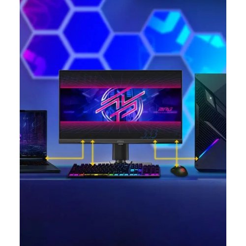 Уцінка монітор MSI 24.1" MPG 242R X60N Black (Розкрита упаковка, 869833) купити в Україні: Київ, Львів, Хмельницький, Тернопіль, Івано-Франківськ | Низька ціна, відгуки, характеристики від TELEMART фото